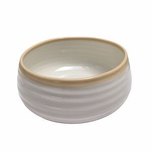 Sophie Conrad Carnivale By PORTMEIRION White w/ Biscuit Band 6" All-purpose Bowl